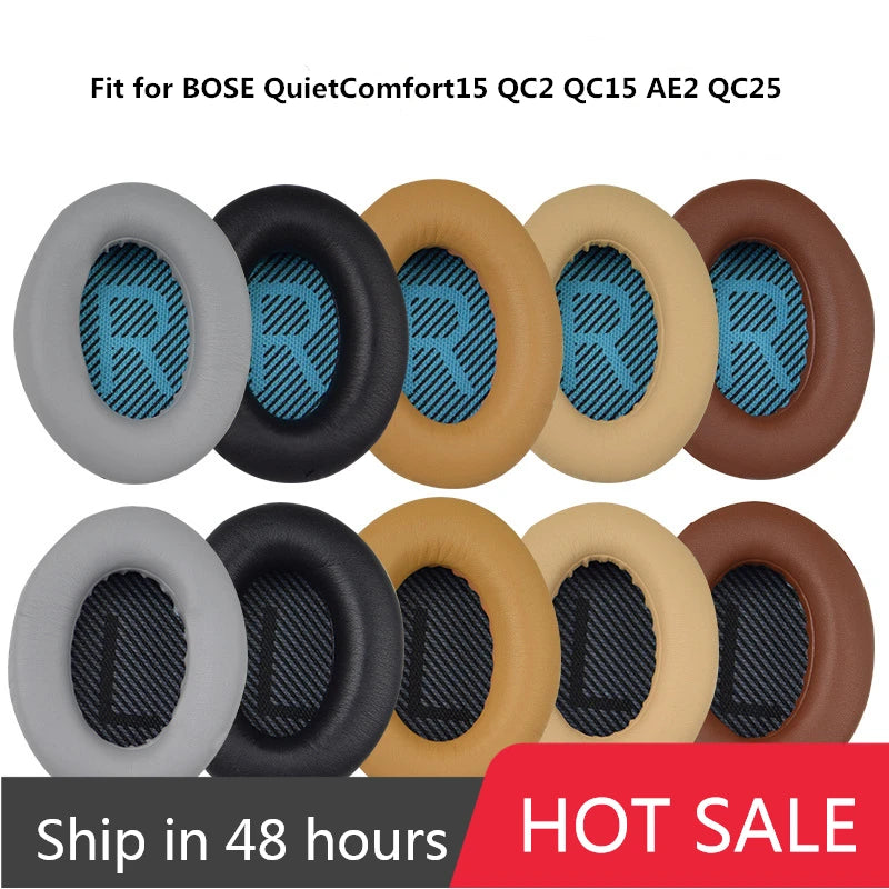 قطع غيار وسائد الأذن QC35، ملحقات وسائد الأذن البديلة QuietComfort 35 II المتوافقة مع Bose QC 35 II/QC 35