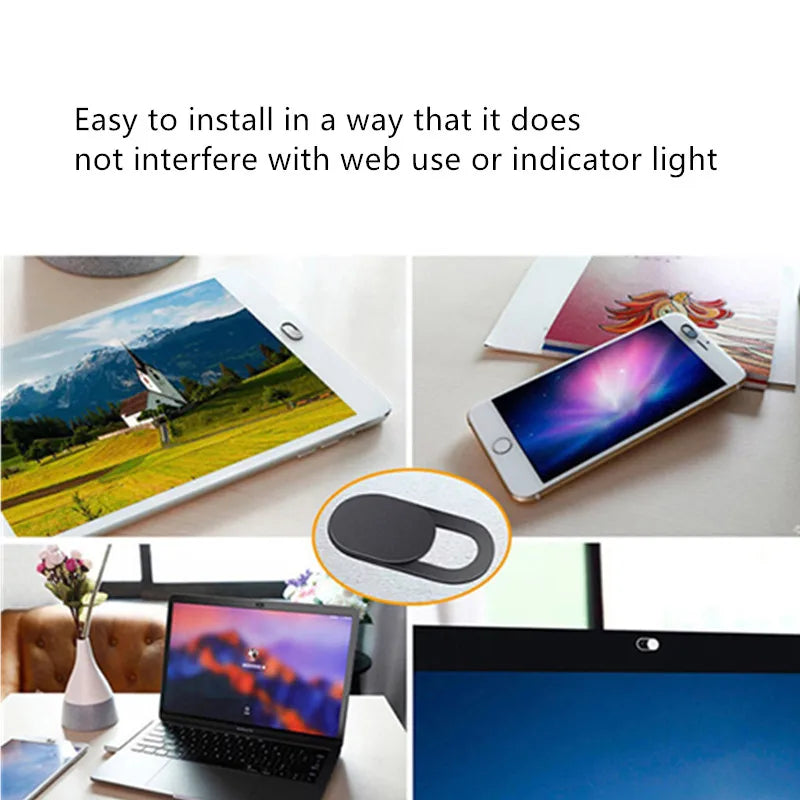 webcam cover For laptops iPad PC Tablet Shutter Magnet Slider mobile phone lens camera Cover Macbook lenses Privacy Sticker