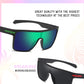 CRIXALIS Fashion Polarized Sunglasses For Men Square Oversized Anti Glare Driver Mirror Sun Glasses Women UV400 Goggles Male