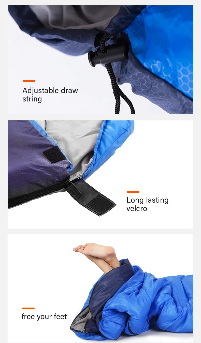 BSWOLF Camping Sleeping Bag Ultralight Waterproof  4 Season Warm Envelope Backpacking Sleeping Bags for Outdoor Traveling Hiking