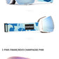 Copozz Magnetic Polarized Ski Goggles Anti-Fog Winter Double-Layers UV400 Protection Men Ski Glasses Eyewear with Lens Case Set