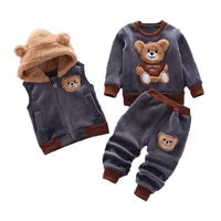 Girls Boys Autumn Down Coats Kids Winter Warm Hooded Jackets New Children Thicken Fashion Outerwear Casual Lamb Fleece Clothing