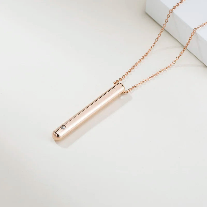 Vnox Hollow Pill Necklace by Bulbusbow