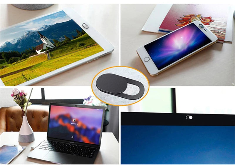 WebCam Cover Shutter Magnet Slider Universal Antispy Camera Cover For Web Laptop iPad PC Macbook Tablet lenses Privacy Sticker