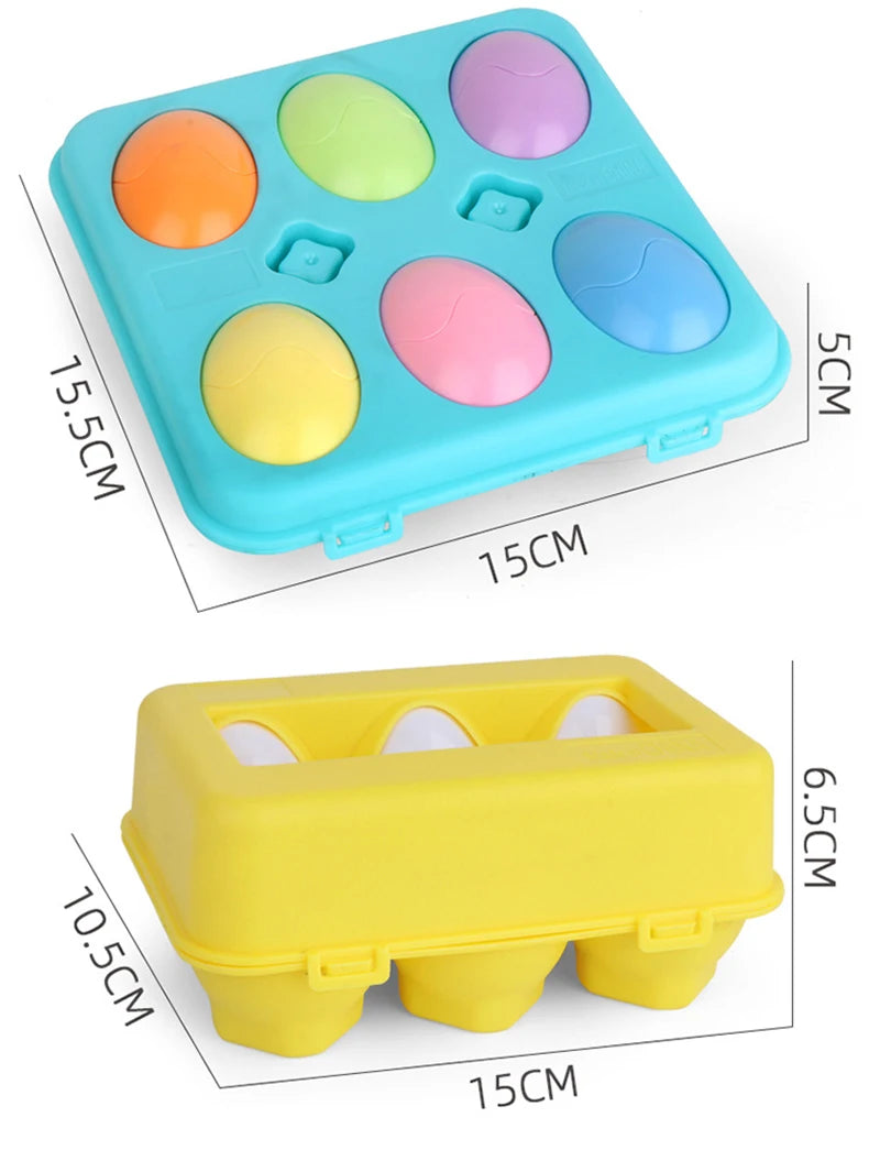 Baby Learning Educational Toy Smart Egg Toy Games Shape Matching Sorters Toys Montessori Eggs Toys For Kids Children 2 3 4 Years