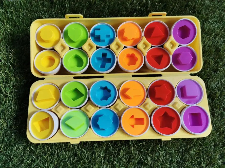 Baby Learning Educational Toy Smart Egg Toy Games Shape Matching Sorters Toys Montessori Eggs Toys For Kids Children 2 3 4 Years