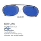 Depp Style Round Clip On Sunglasses Lens Blue Pink Yellow Green Polarized Sun Glasses For Women Men Fashion Tinted Clip-On Lens