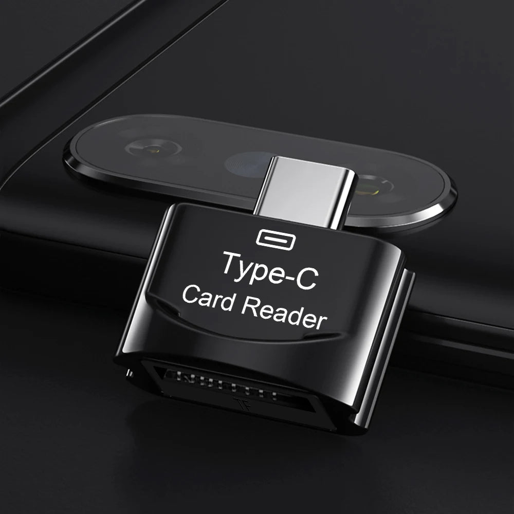 Type C To Microsd TF Adapters OTG Smart Memory Card Reader Type-C Micro USB To Micro-SD Adapter For PC/Mac