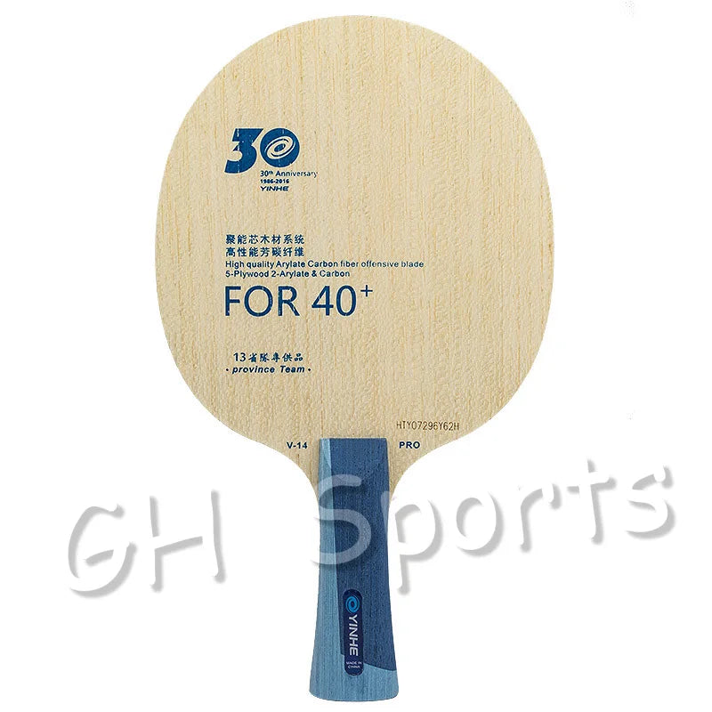 Yinhe 30th Anniversary Version pro V14 V-14 pro table tennis Blade for new material 40+