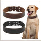 Personalized Dog ID Collar Genuine Leather Small Medium Dogs Cat Collar Custom Pet Name And Phone Number Free Engraving