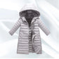 Children Down Coat Winter Teenager Thickened Hooded Cotton-padded Parka Coat Kids Warm Long Jackets Toddler Kids Outerwear