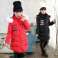 Children Down Coat Winter Teenager Thickened Hooded Cotton-padded Parka Coat Kids Warm Long Jackets Toddler Kids Outerwear