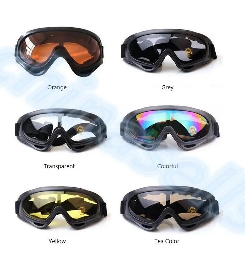 1pcs Winter Windproof Skiing Glasses Goggles Outdoor Sports cs Glasses Ski Goggles UV400 Dustproof Moto Cycling Sunglasses