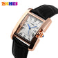 SKMEI Brand Women Quartz Watches Fashion Elegant Woman Watch Retro Leather Ladies Waterproof Clock Wristwatches Relogio Feminino