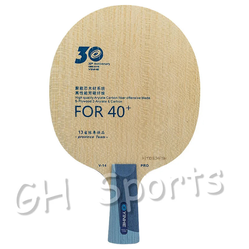 Yinhe 30th Anniversary Version pro V14 V-14 pro table tennis Blade for new material 40+