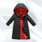 Children Down Coat Winter Teenager Thickened Hooded Cotton-padded Parka Coat Kids Warm Long Jackets Toddler Kids Outerwear