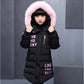 Children Down Coat Winter Teenager Thickened Hooded Cotton-padded Parka Coat Kids Warm Long Jackets Toddler Kids Outerwear