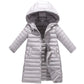 Children Down Coat Winter Teenager Thickened Hooded Cotton-padded Parka Coat Kids Warm Long Jackets Toddler Kids Outerwear