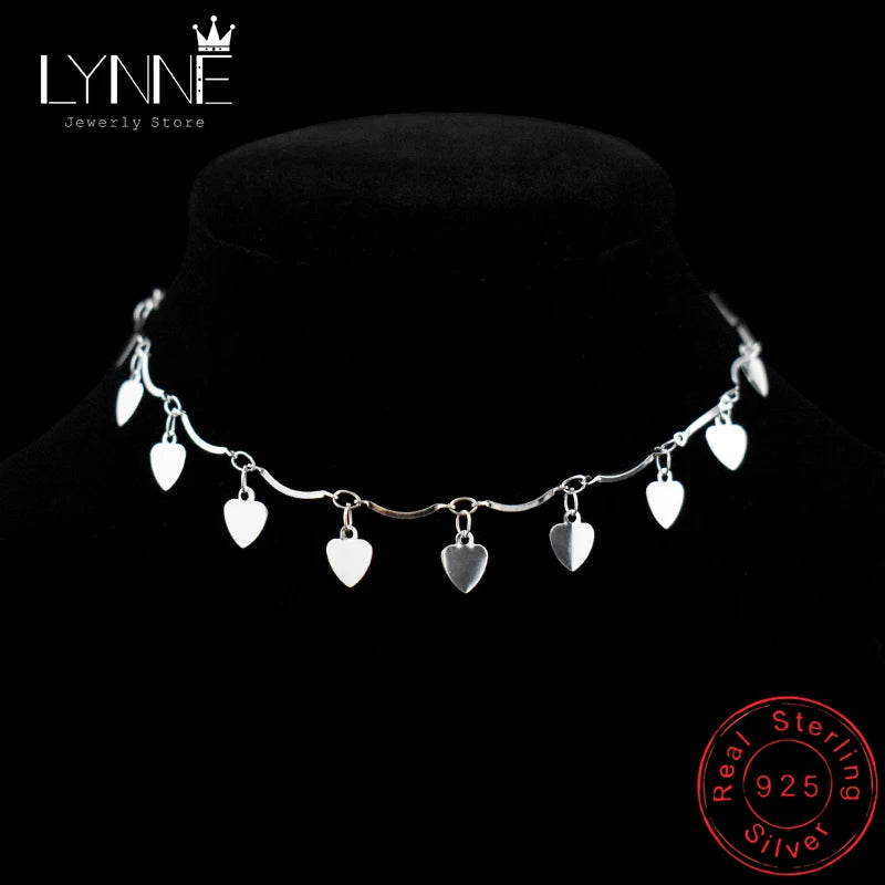 New Fashion Leaves Pendant Anklets Beach Foot Chain 925 Sterling Silver Leaf&Heart Charm Anklet Bracelet For Women Jewelry Gift