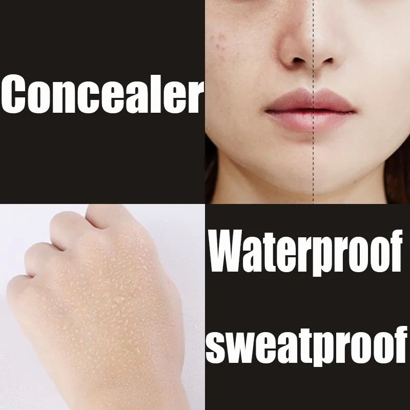 Waterproof Liquid  Foundation BB Cream Concealer Whitening Makeup Cosmetic Moisturizing Brighten Skin Tone Face Base