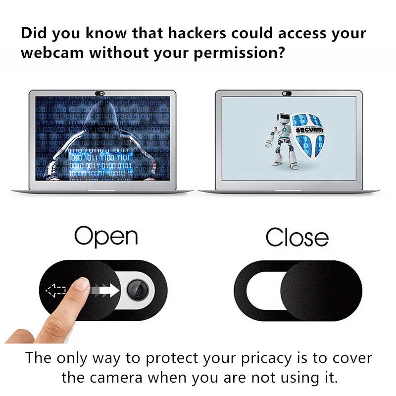 网络摄像头盖适用于笔记本电脑iPad PC平板电脑快门磁铁滑块手机镜头相机盖Macbook镜头隐私贴纸