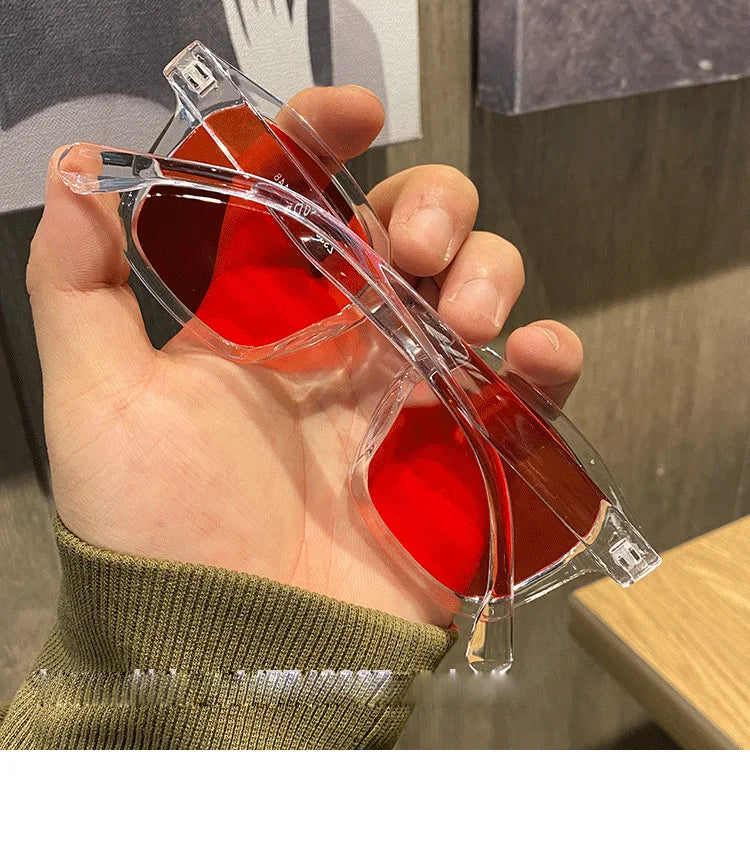 2020 RMM brand high-quality new polygon meter nail square sunglasses Fashion men hip hop glasses retro sunglasses women