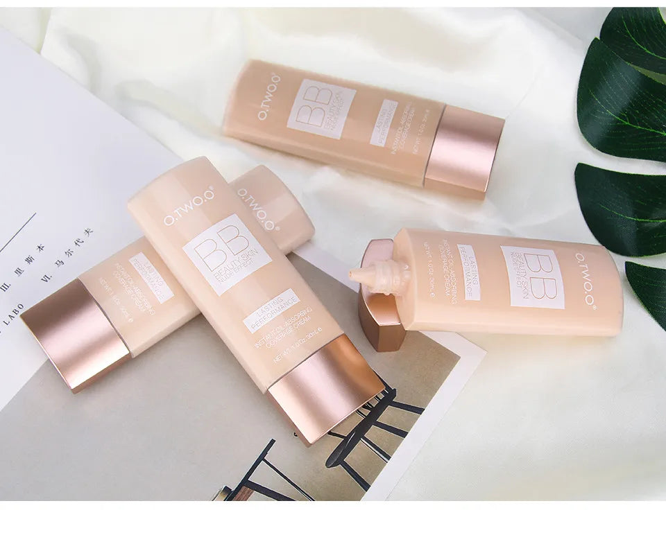 Bulbusbow Makeup Base BB Cream Natural Whitening Cream Waterproof Make Up Liquid Foundation Professional White Cosmetics