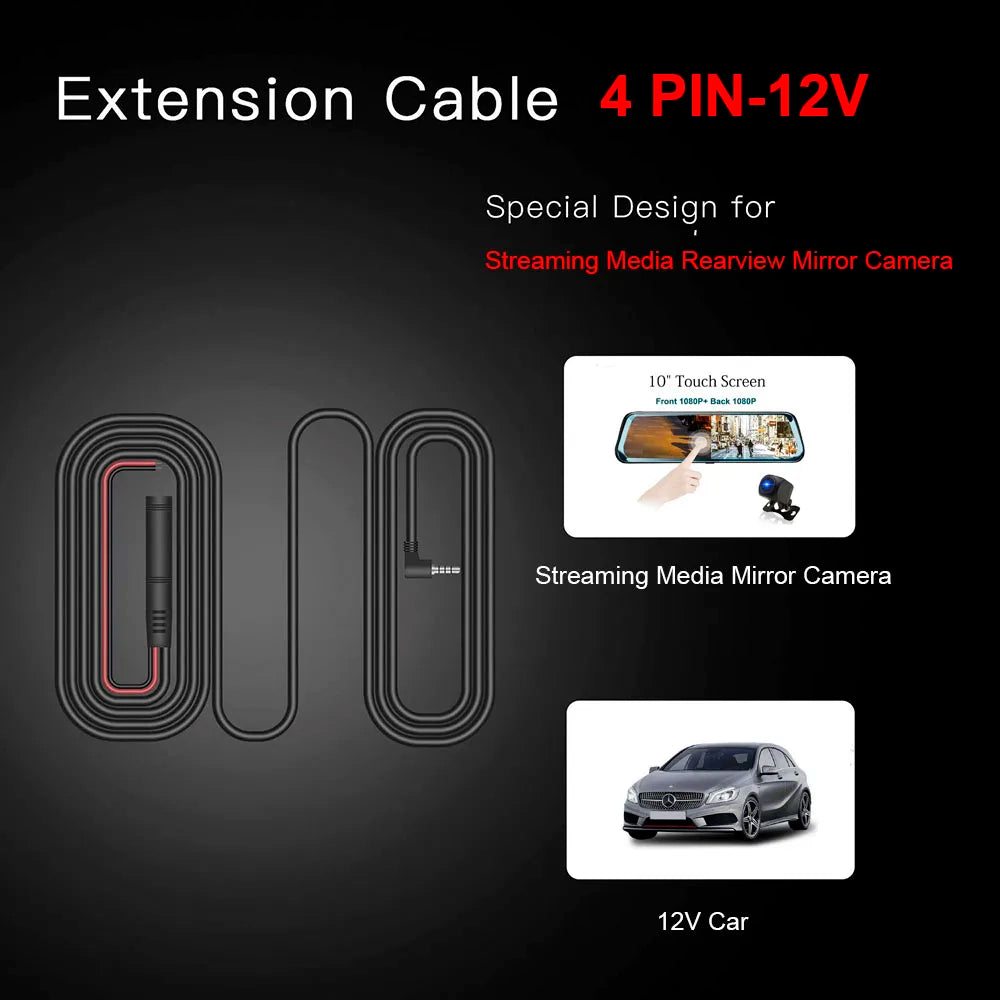 HGDO R35 SONY IMX335 2K 1080P كاميرا الرؤية الخلفية كاميرا خلفية كابل 4PIN رؤية ليلية مراقبة ركن السيارة التلقائية مقاومة للماء 170 درجة