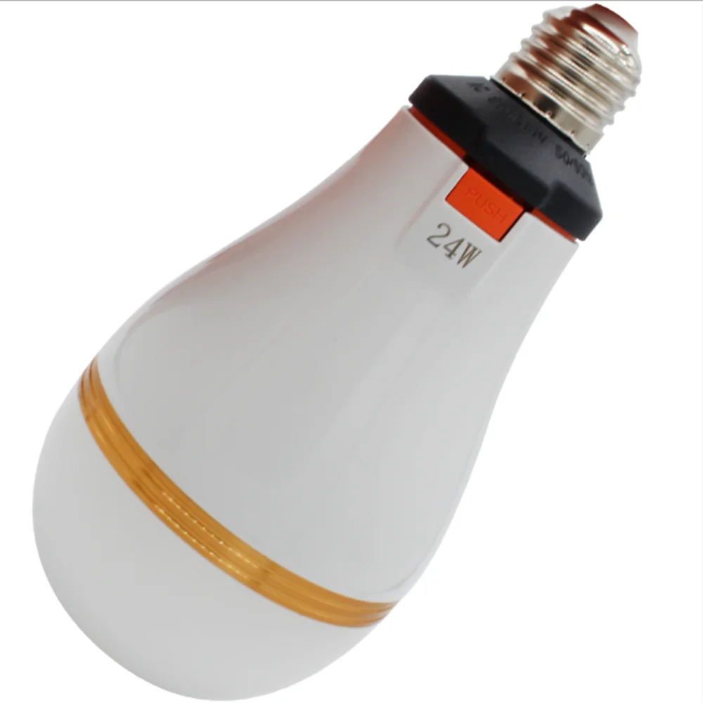 18650 Battery LED Emergency Bulb with Removable 18650 Outdoor Camping Rechargeable Bulb Power Supply AC 85-265V Lighting 8 Hours