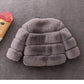 Baby Girls Faux Fur Coat Winter Children Girls Long Sleeve Christmas Jacket Warm Kids Girls Snow Coat Girls Outerwear Clothing