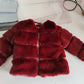 Baby Girls Faux Fur Coat Winter Children Girls Long Sleeve Christmas Jacket Warm Kids Girls Snow Coat Girls Outerwear Clothing