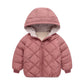 New Kids Padded Coat Boys Hooded Outerwear Girls Warm Jacket Autumn Winter Children Clothing Baby Fashion Zipper Clothing 3-8Y