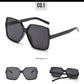 Black Square Oversized Sunglasses Women Big Frame Colorful Sun Glasses Female Mirror Oculos Unisex Gradient Hip Hop Shades