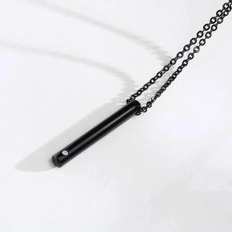 Vnox Hollow Pill Necklace by Bulbusbow