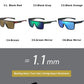 CRIXALIS Fashion Polarized Sunglasses For Men Square Oversized Anti Glare Driver Mirror Sun Glasses Women UV400 Goggles Male