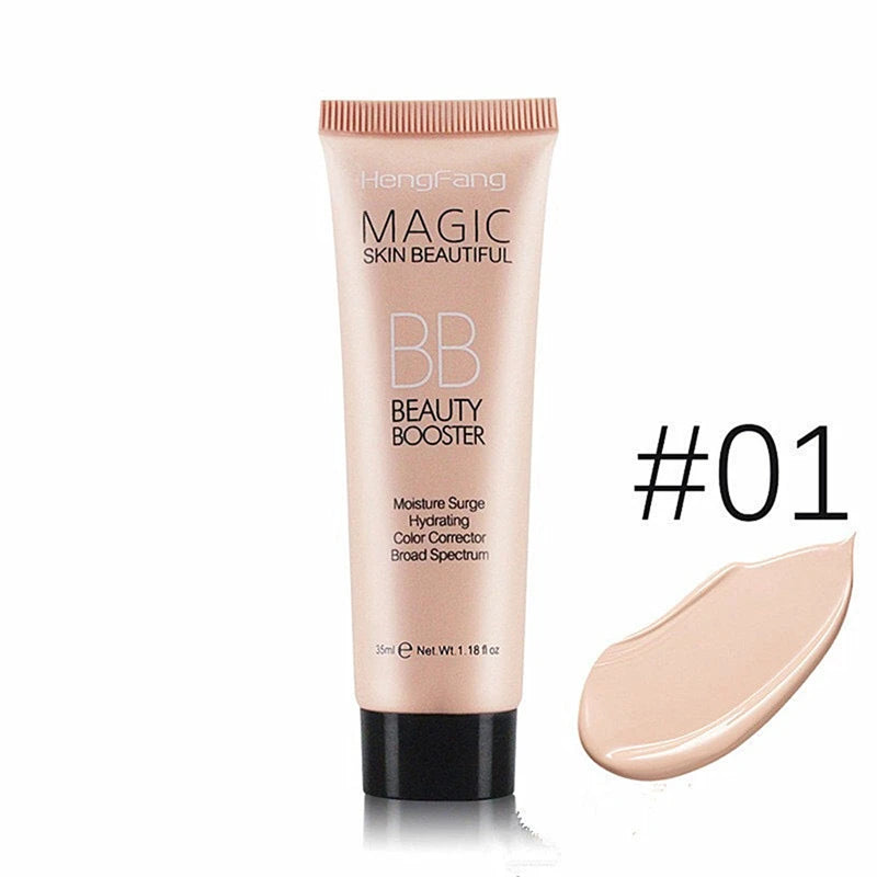 BB Cream Face Liquid Foundation Moisturizing Oil Control Brightening Skin Tone Concealer Cream Beauty Cosmetics