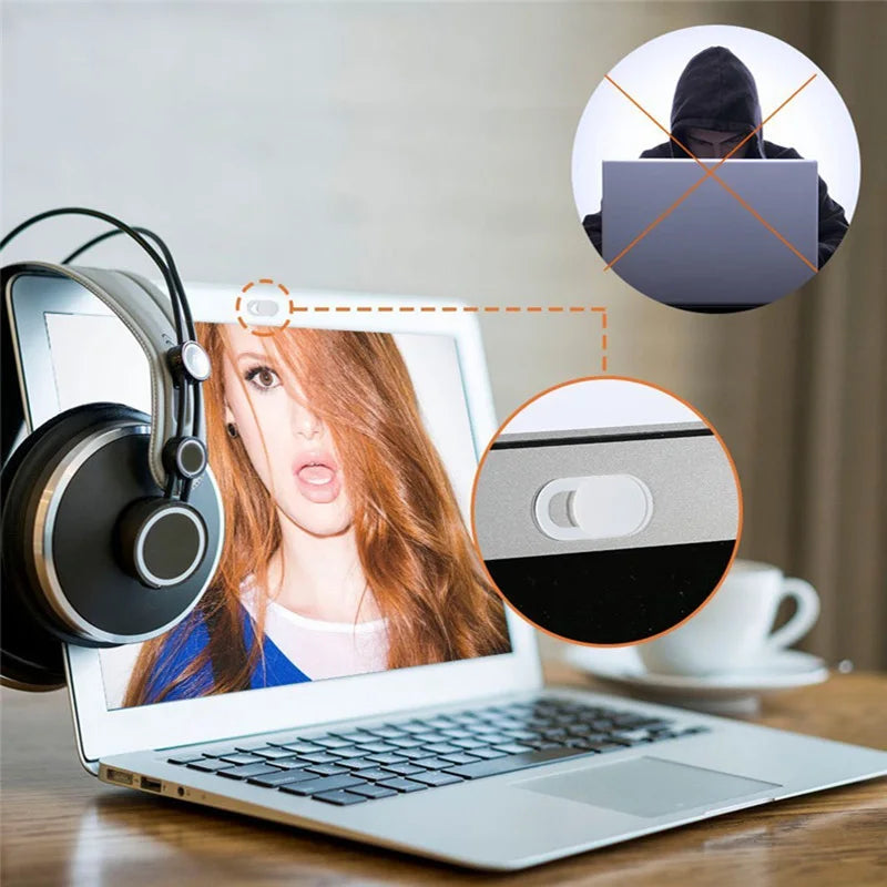 WebCam Cover Shutter Magnet Slider Universal Antispy Camera Cover For Web Laptop iPad PC Macbook Tablet lenses Privacy Sticker