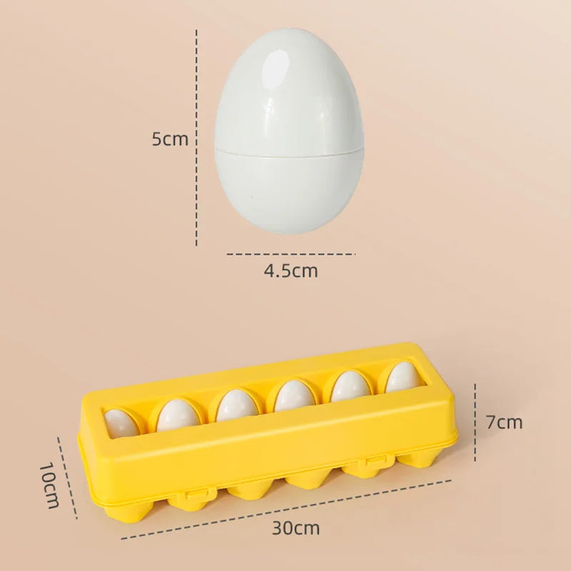 Baby Learning Educational Toy Smart Egg Toy Games Shape Matching Sorters Toys Montessori Eggs Toys For Kids Children 2 3 4 Years