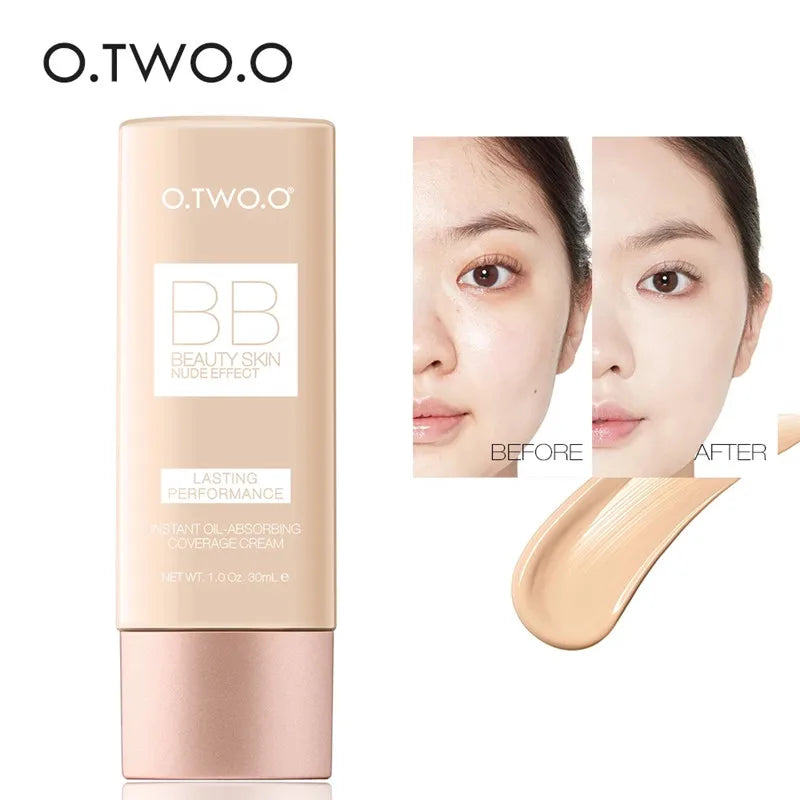 Bulbusbow Makeup Base BB Cream Natural Whitening Cream Waterproof Make Up Liquid Foundation Professional White Cosmetics