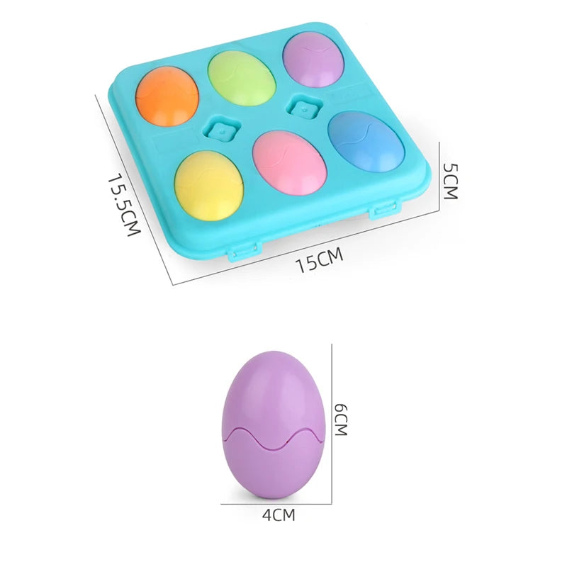 Baby Learning Educational Toy Smart Egg Toy Games Shape Matching Sorters Toys Montessori Eggs Toys For Kids Children 2 3 4 Years