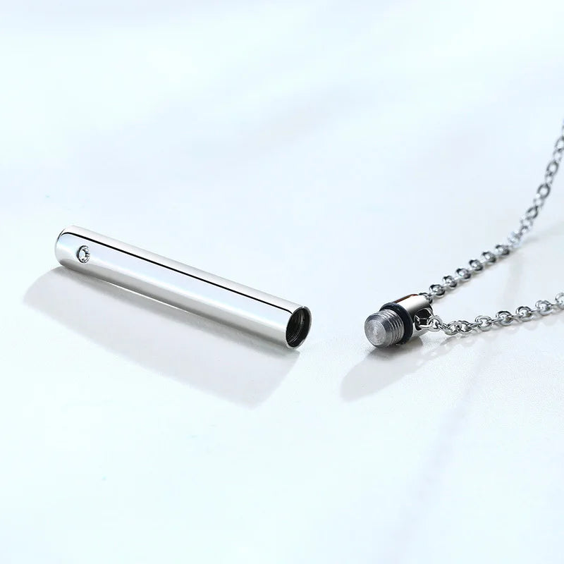 Vnox Hollow Pill Necklace by Bulbusbow