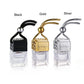 Car Essential Oil Diffuser Fragrance Air Freshener Scent Perfume Bottle Ornament Hanging Empty Bottle Interior Accessory