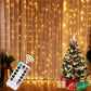 Christmas Lights Curtain Garland Merry Christmas Decorations For Home Christmas Ornaments Xmas Gifts Navidad 2025 New Year Decor