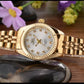 CHENXI Brand Top Luxury Ladies Gold Watch Women Golden Clock Female Women Dress Rhinestone Quartz Waterproof Watches Feminine