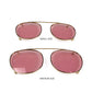 Depp Style Round Clip On Sunglasses Lens Blue Pink Yellow Green Polarized Sun Glasses For Women Men Fashion Tinted Clip-On Lens