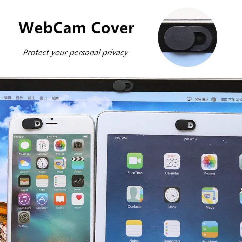 webcam cover For laptops iPad PC Tablet Shutter Magnet Slider mobile phone lens camera Cover Macbook lenses Privacy Sticker