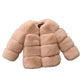 Baby Girls Faux Fur Coat Winter Children Girls Long Sleeve Christmas Jacket Warm Kids Girls Snow Coat Girls Outerwear Clothing