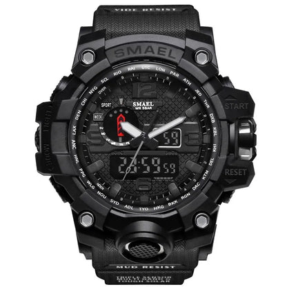 SMAEL Brand Men Sports Watches Dual Display