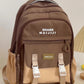 Contrast Color Large Capacity High School Student All-match Computer Backpack