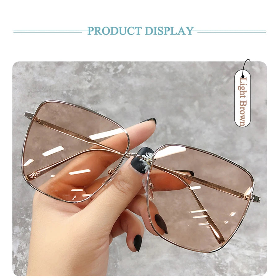 Sunglasses Women Luxury Square Men Drive Travel Brand Design Gradient Vintage Sun Glasses Female Unisex Retro Oculos New 2024